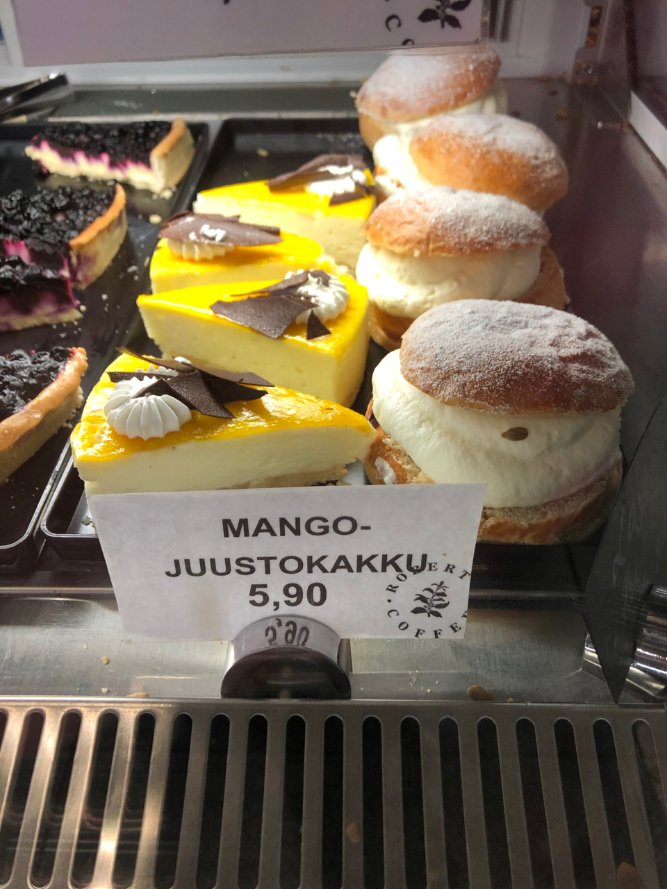 Mango-juustokakku